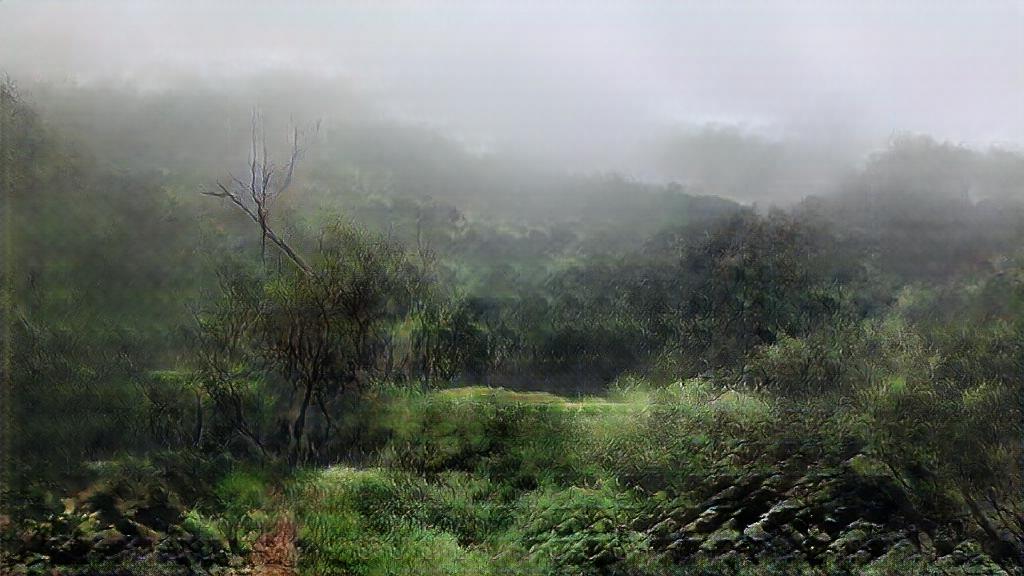 Cloud Canyon, AI artwork by David Young