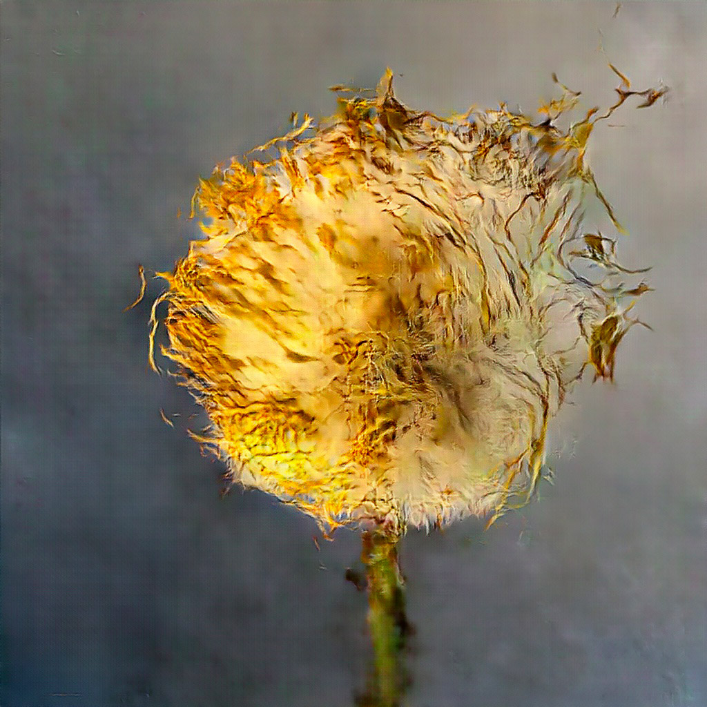 Dandelion (2), Learning Nature series AI artwork by David Young