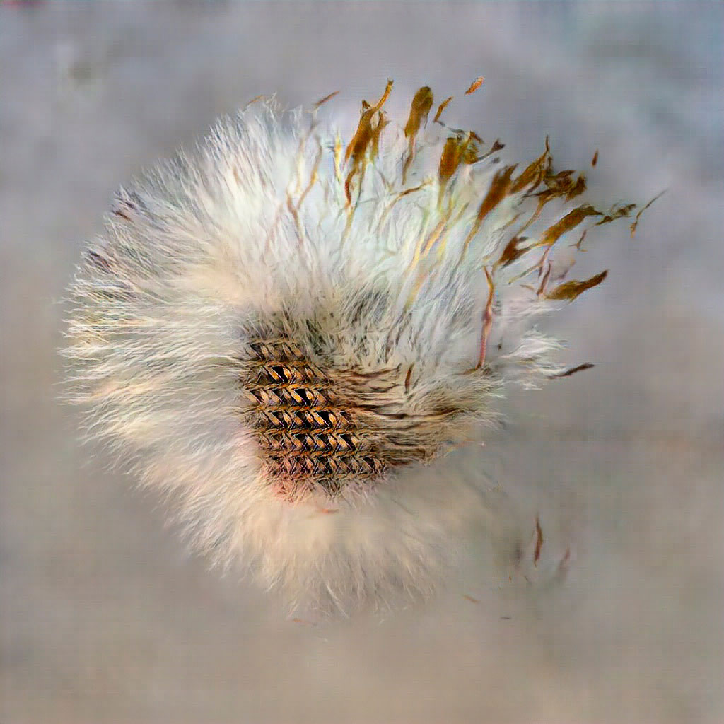Dandelion (6), Learning Nature series AI artwork by David Young
