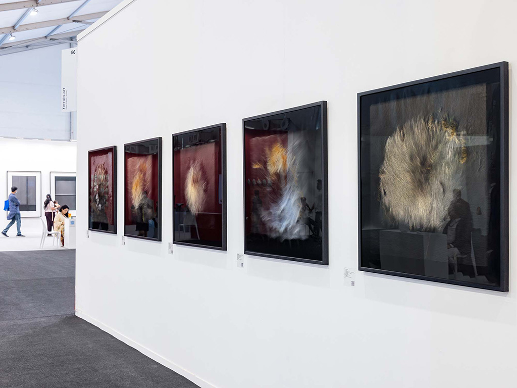 Exhibition view, India Art Fair, Terrain.art booth, Delhi, 2022