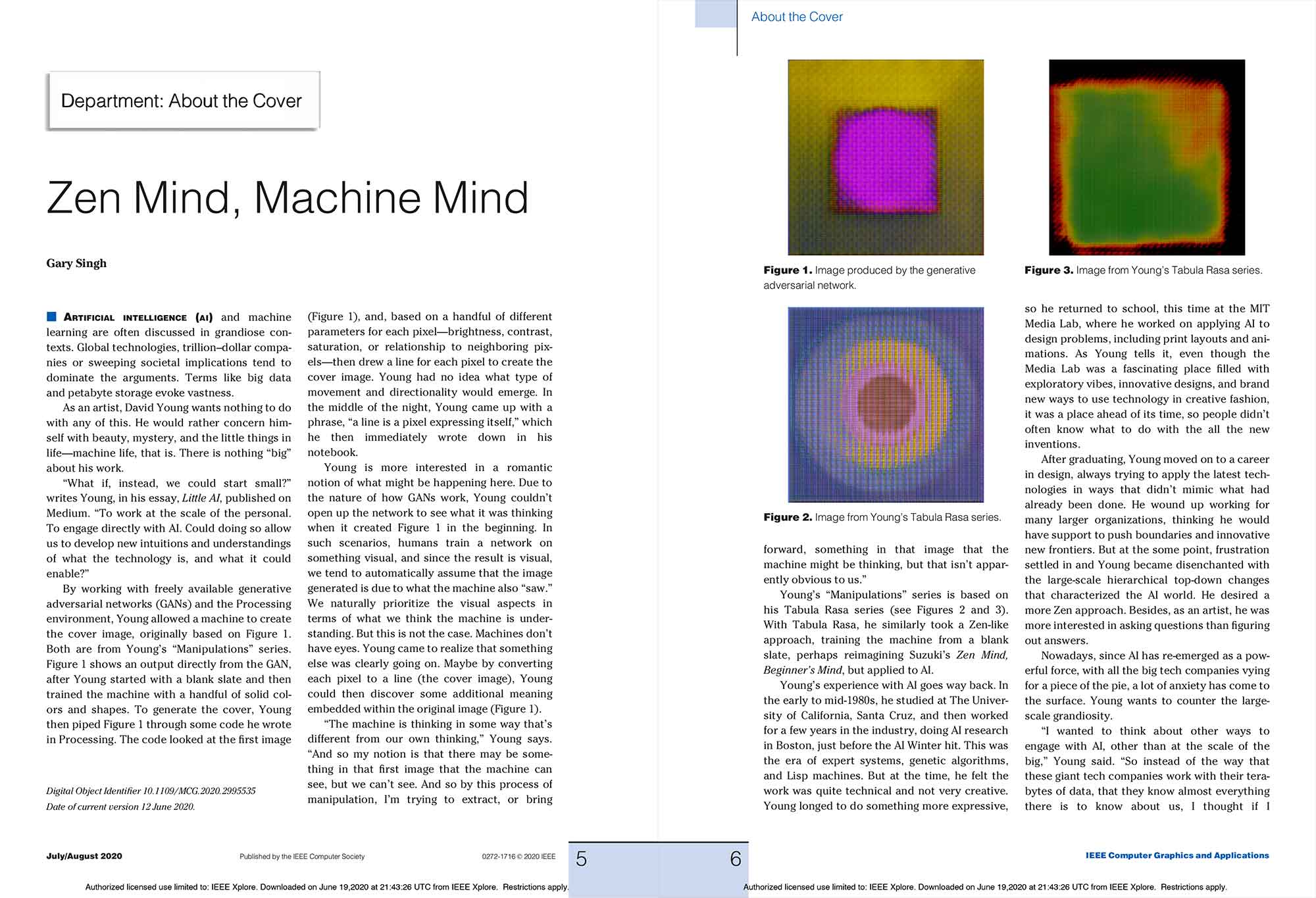 Manipulation series, AI artwork featured in IEEE Computer Graphics magazine