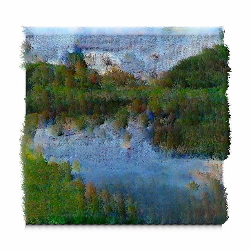 M(9), Manipulations series, AI artwork by David Young