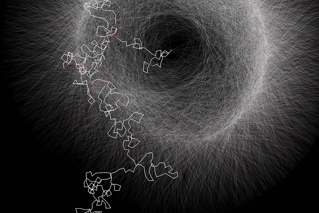Multiverse Map, quantum computing artwork by David Young