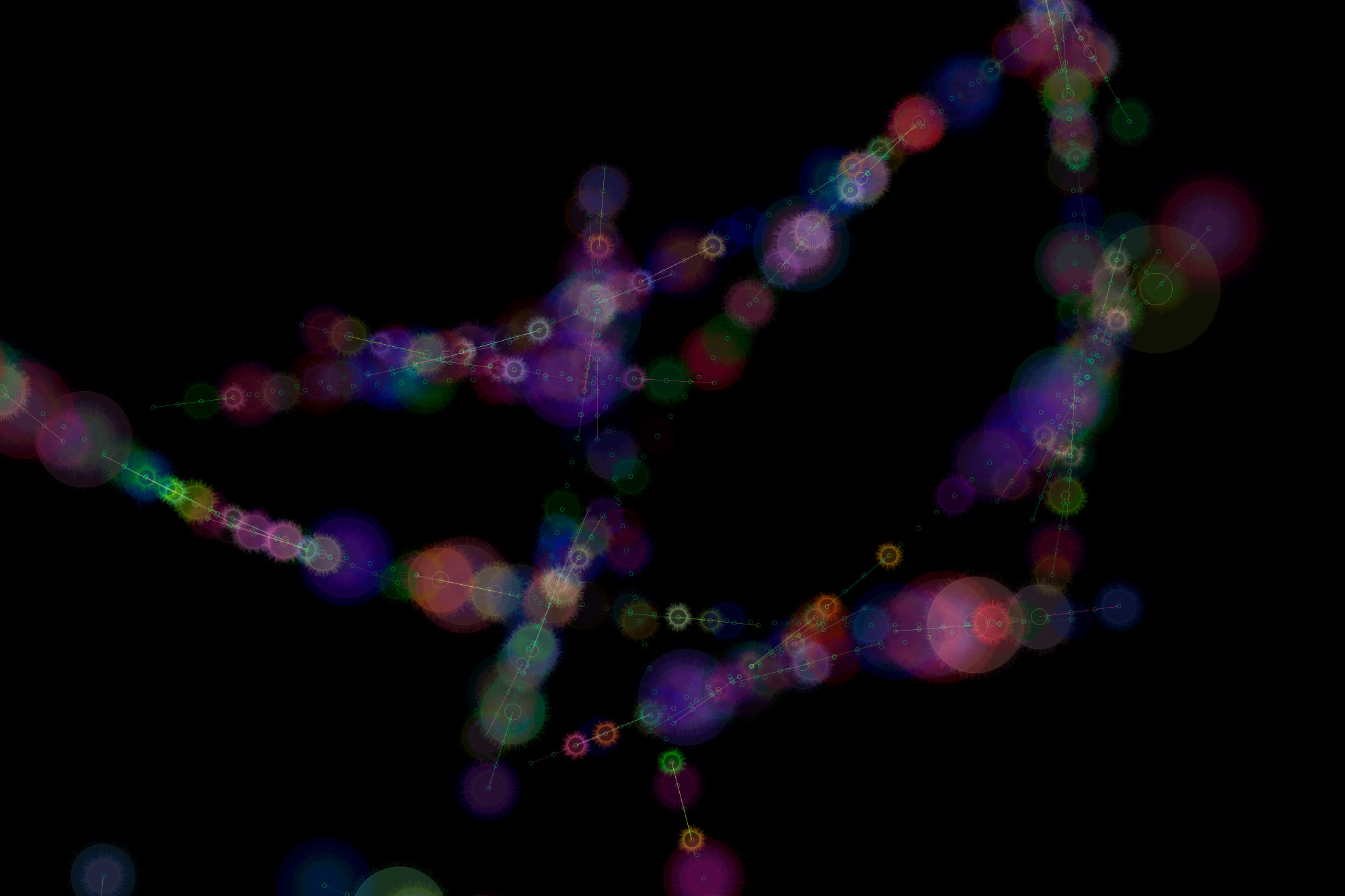 Multiverse Map, quantum artwork by David Young