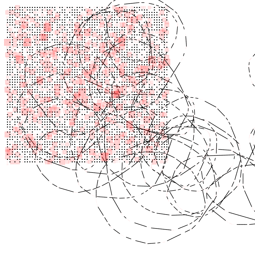 Quantum Drawing, quantum computing artwork by David Young