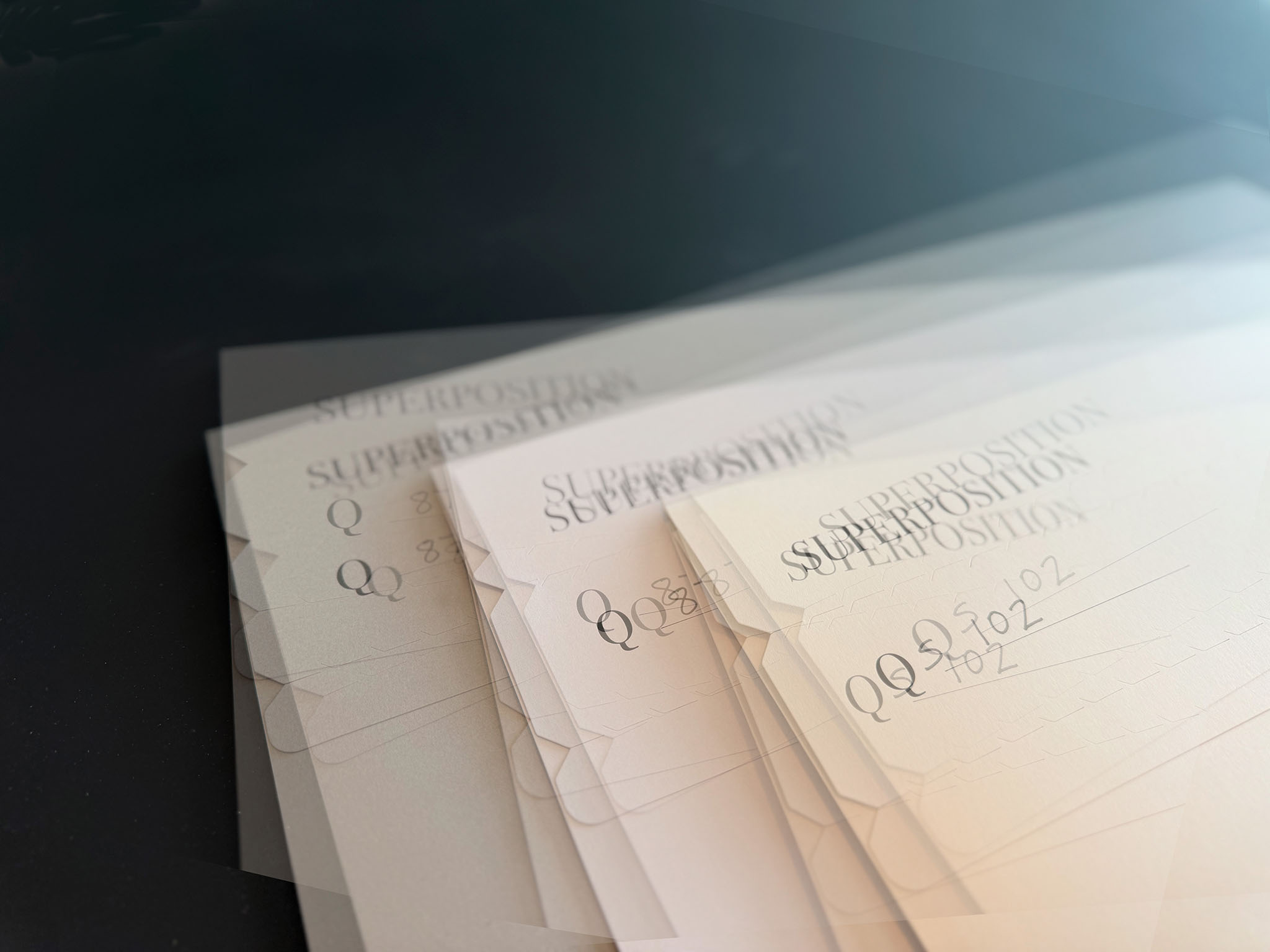 Superpositions, Quantum artwork by David Young